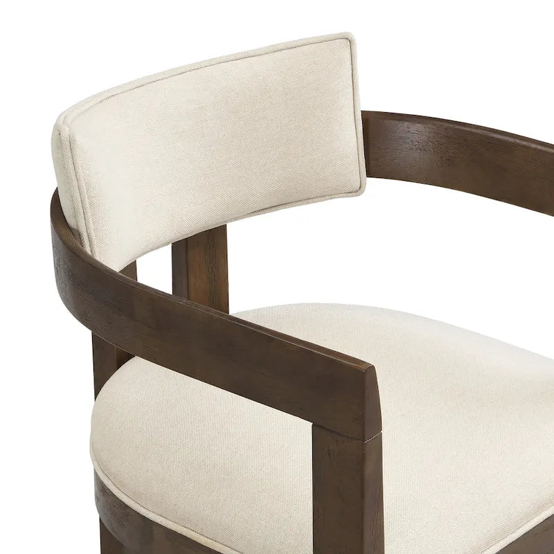 Chaise de salle à manger moderne et raffinée Conrad avec accoudoirs, par Christopher Knight Home