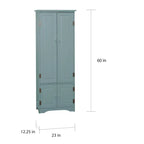 Armoire extra-haute Aston de style ferme moderne Simple Living