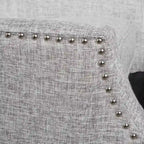 Fauteuil inclinable à dossier haut avec mécanisme à pression, rembourré, style classique, meuble d’appoint pour le salon