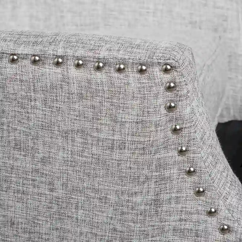 Fauteuil inclinable à dossier haut avec mécanisme à pression, rembourré, style classique, meuble d’appoint pour le salon