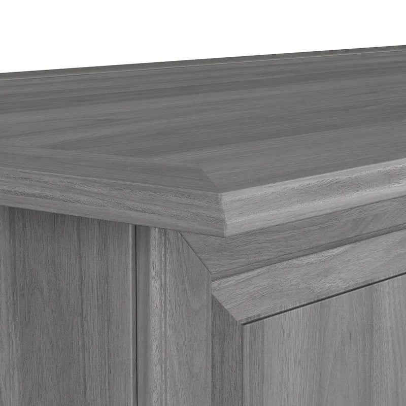 Bush Furniture Saratoga Schreibtisch für Führungskräfte mit Schubladen und Stauraum