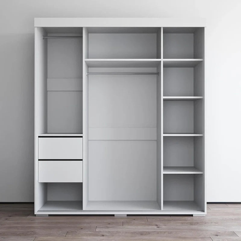 Strick & Bolton Suger 3-door Mirrored Armoire