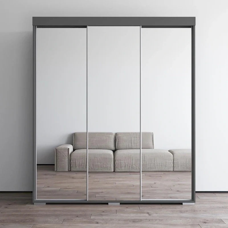 Strick & Bolton Suger 3-door Mirrored Armoire