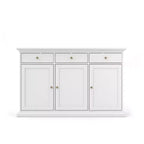 Tvilum, Sideboard mit 3 Türen und 3 Schubladen, Weiß