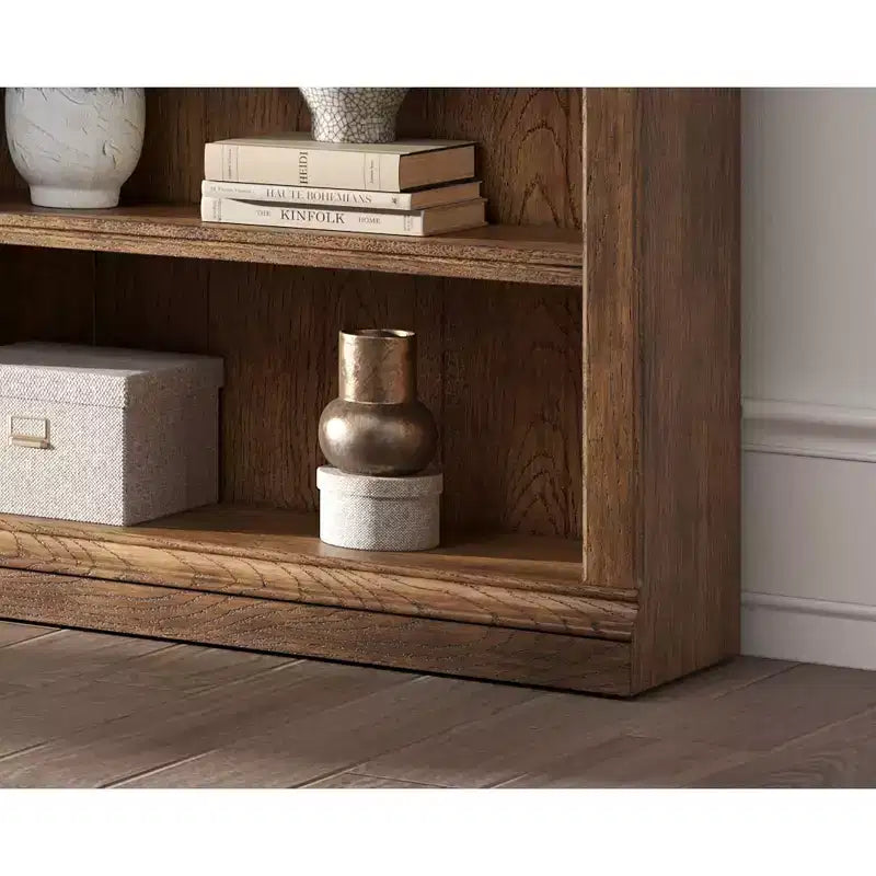 94-teiliges traditionelles hohes Bücherregal-Set, Stratton-Kollektion, Braun – Martin Furniture