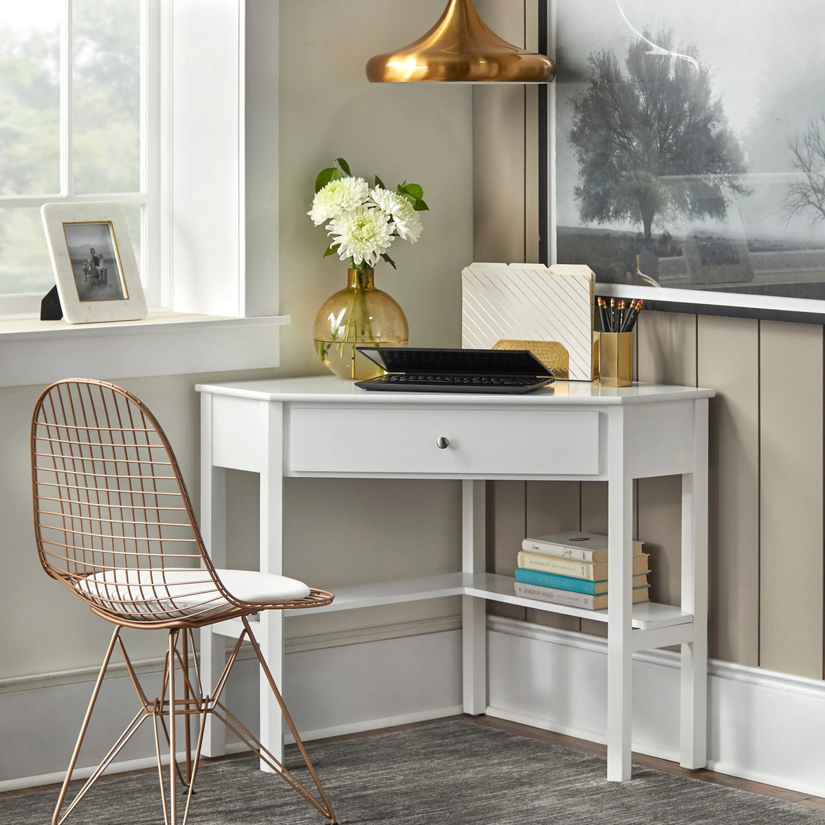Bureau d’angle Lincoln de Porch & Den