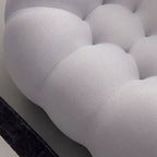 Canapé incurvé Bubble paresseux 2 places, en forme de nid d'abeilles, avec tissu textile 3D, pour salon, appartement