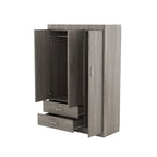 3-Door Wardrobe with 2 Drawers