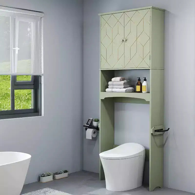 Stauraumschrank über der Toilette, platzsparend, für das Badezimmer