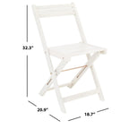 SAFAVIEH Brandy 5-teiliges Outdoor-Esszimmerset – 43 B x 35 T x 29 H