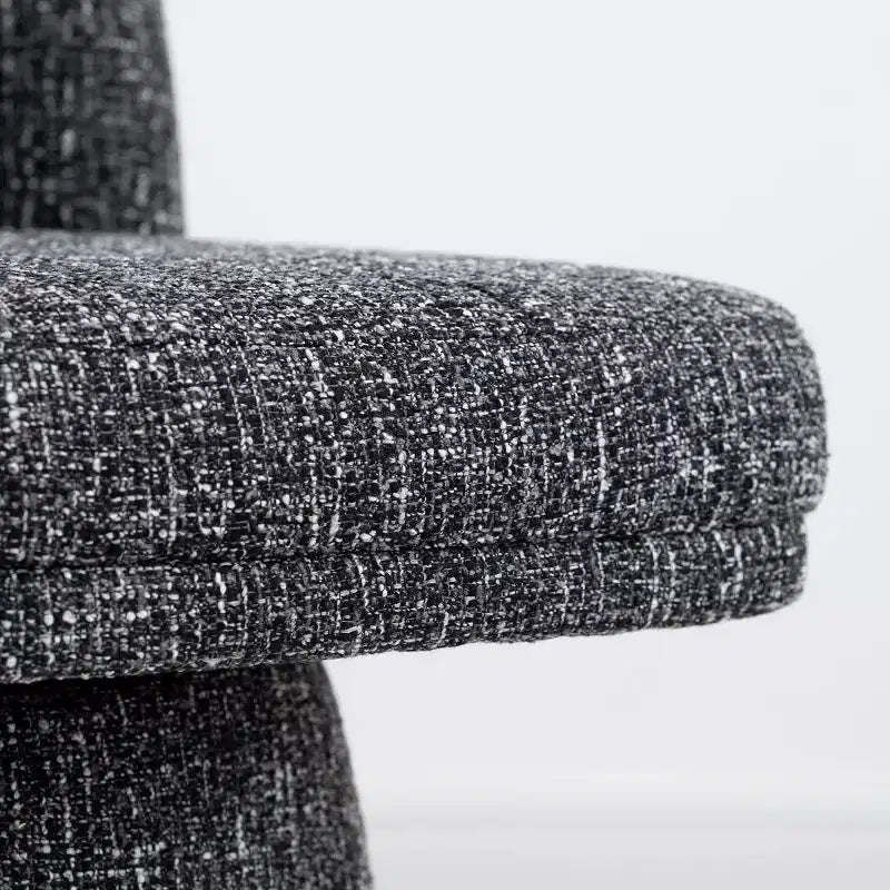 Set aus 6 modernen, um 360° drehbaren, armlehnenlosen Esszimmerstühlen mit Sockelbasis, eleganten Akzentstühlen für Küche, Esszimmer oder Büro – Panipeachy