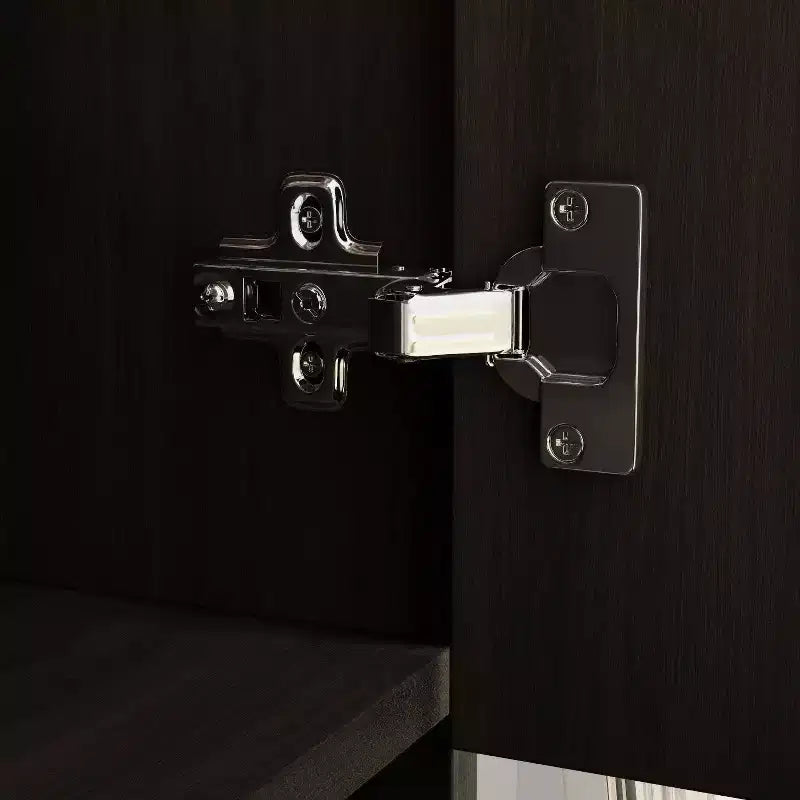 Hitow Kleiderschrank mit Doppelschublade, Spiegeltüren und zoniertem Stauraum