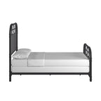 Black Metal Bed