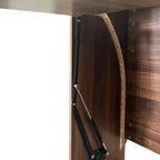 GDFStudio Sinclair Modern 36 Wood Folding Study Table with Storage