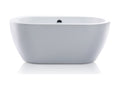 Baignoire ?lot - 178L - 149x75x58cm - Blanche - Acrylique - Doucezen