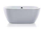 Baignoire ?lot - 178L - 149x75x58cm - Blanche - Acrylique - Doucezen