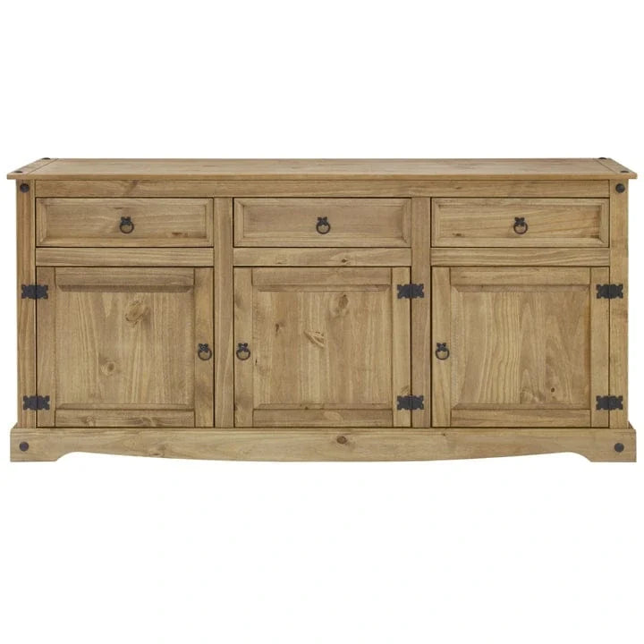 Buffet bahut en bois de 65 pouces, style ferme – Collection Corona
