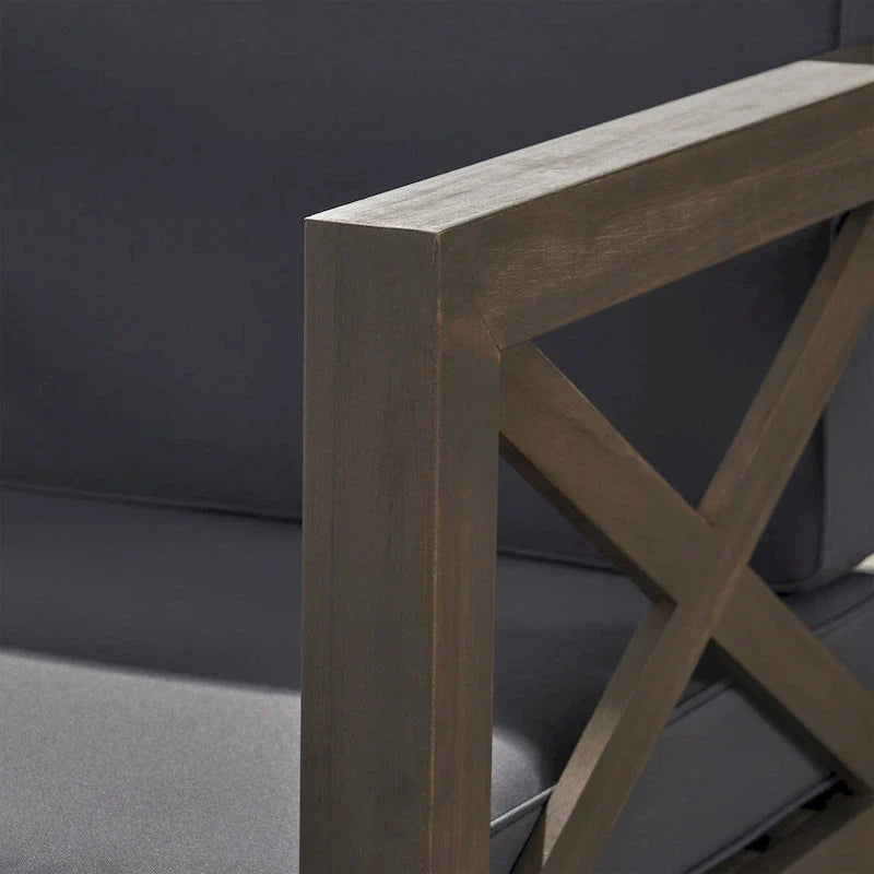 Brava 6-teiliges Outdoor-Set aus Akazienholz von Christopher Knight Home