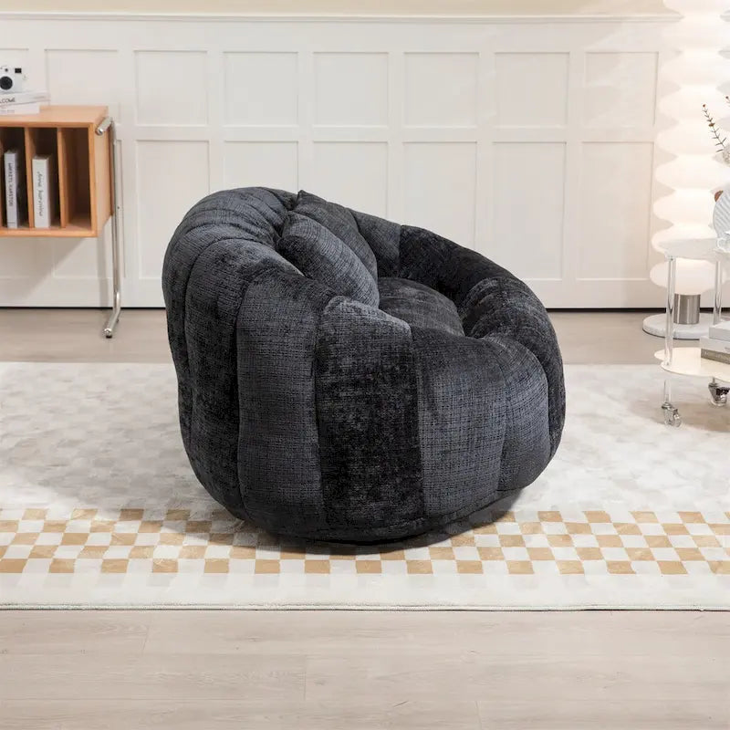 Fauteuil poire en chenille, canapé relaxant