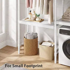 Over-the-Washer Shelf, 5-Tier Dryer Storage Shelf with Adjustable Height, Bathroom Shelf, Space-Saving Storage for Bathroom, Laundry Room