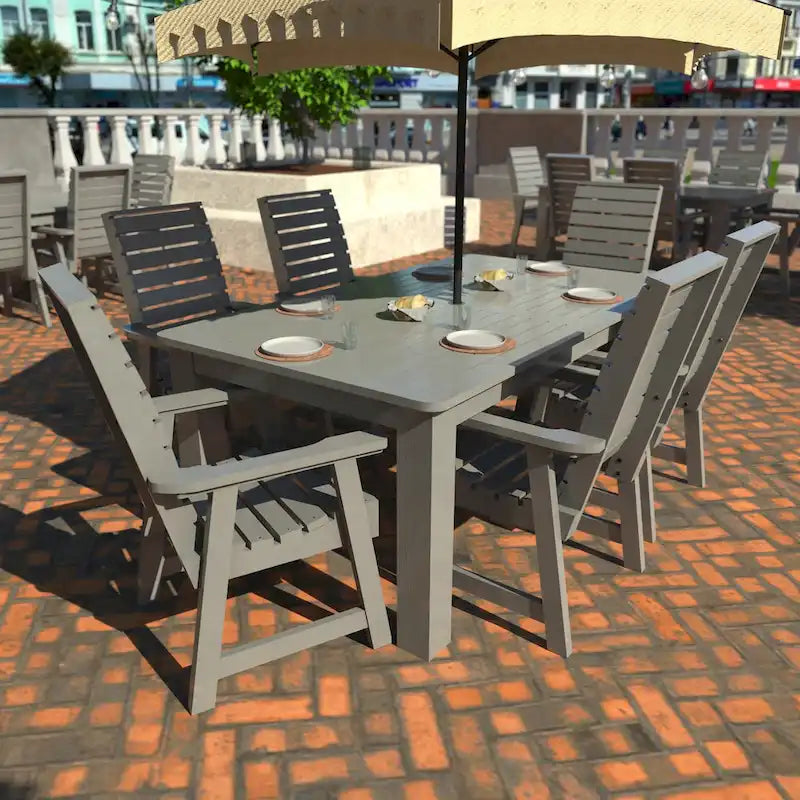 HIGHWOOD PROFESSIONAL 7-teiliges Garten-Ess-Set 42x72