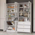 Vitrine bibliothèque-organiseur de garde-manger Famapy Combo à portes vitrées