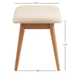 Norwegian Danish Oak Tapered Dining Set by iNSPIRE Q Modern