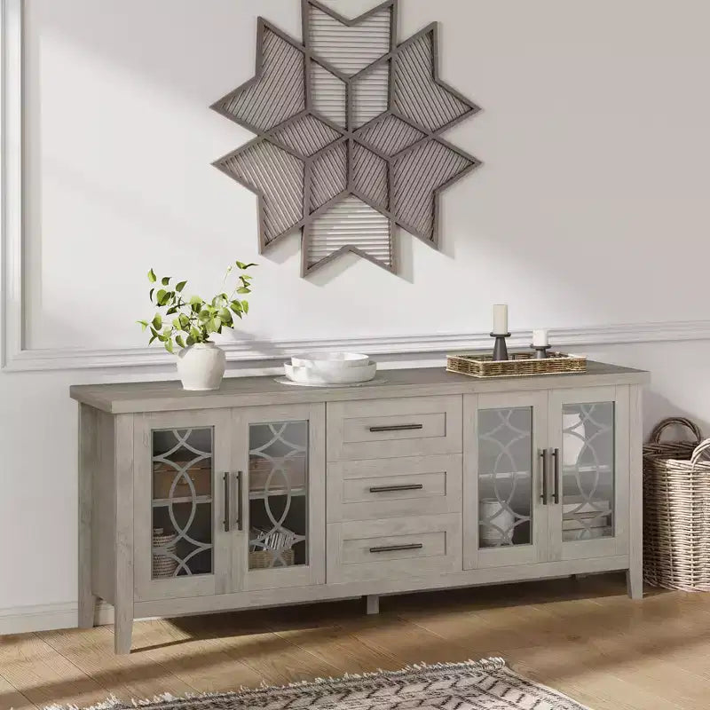 Meubles TV avec tiroirs de rangement, meuble de divertissement TV, console TV pour le salon ou la chambre, armoire de rangement