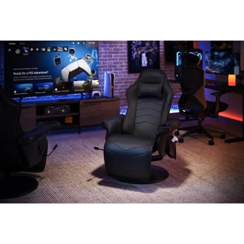 Fauteuil de gaming inclinable avec repose-pieds