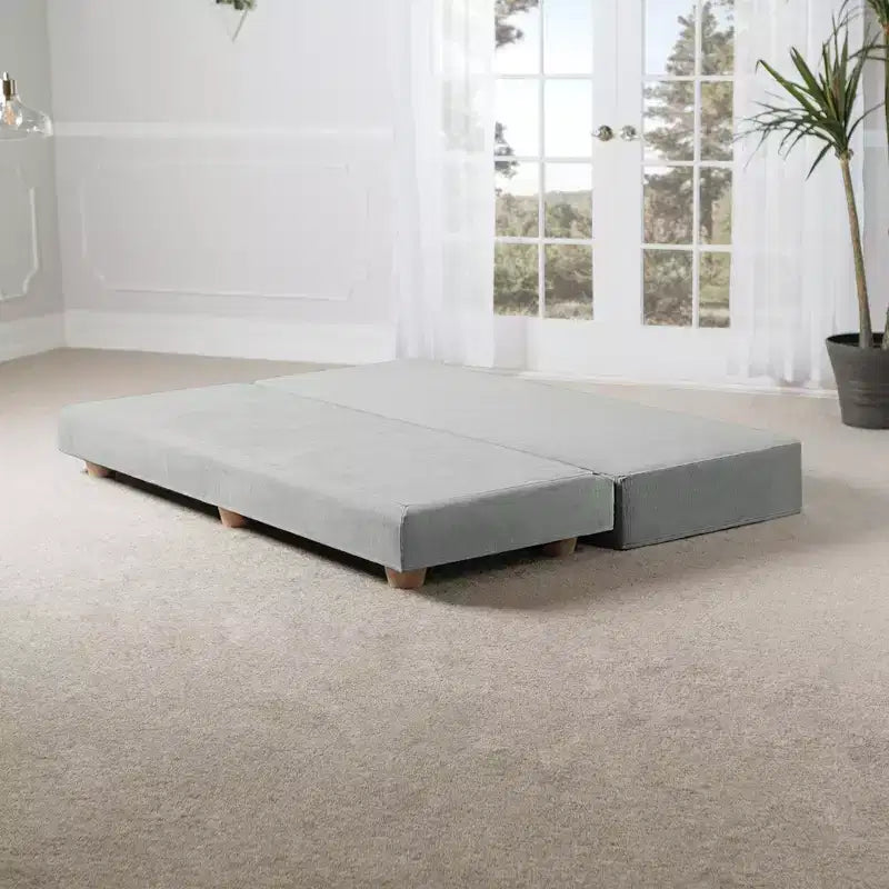 Tagesbett / ausklappbares Schlafsofa in Queen-Size – Microvelours