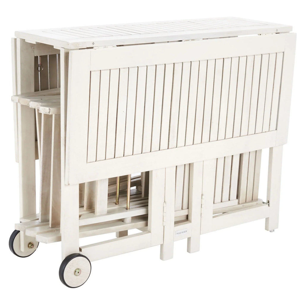 SAFAVIEH Brandy 5-teiliges Outdoor-Esszimmerset – 43 B x 35 T x 29 H