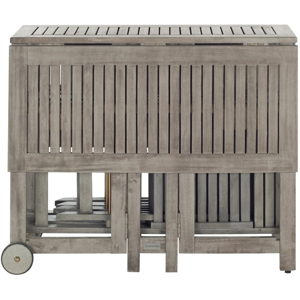 SAFAVIEH Brandy 5-teiliges Outdoor-Esszimmerset – 43 B x 35 T x 29 H