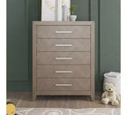 Child Craft Kieran babybed, dubbele commode en ladekast als 3-delige babykamerset, inclusief 4-in-1 ombouwbaar babybed, commode en ladekast