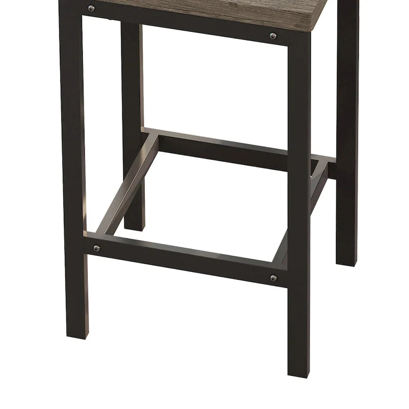 Ensemble de table de bar avec 3 tabourets