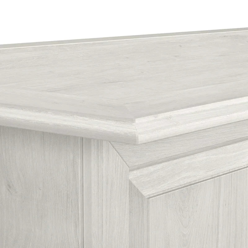 Bush Furniture Saratoga Schreibtisch für Führungskräfte mit Schubladen und Stauraum