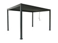 Freistehende bioklimatische Pergola – Anthrazitgrau