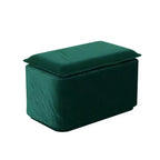 Whisen Samt-Schlafsofa in King-Size mit Ausziehfunktion und 3-in-1-Funktion, wandelbares Schlafsofa mit beweglichem Hocker und Steppdesign