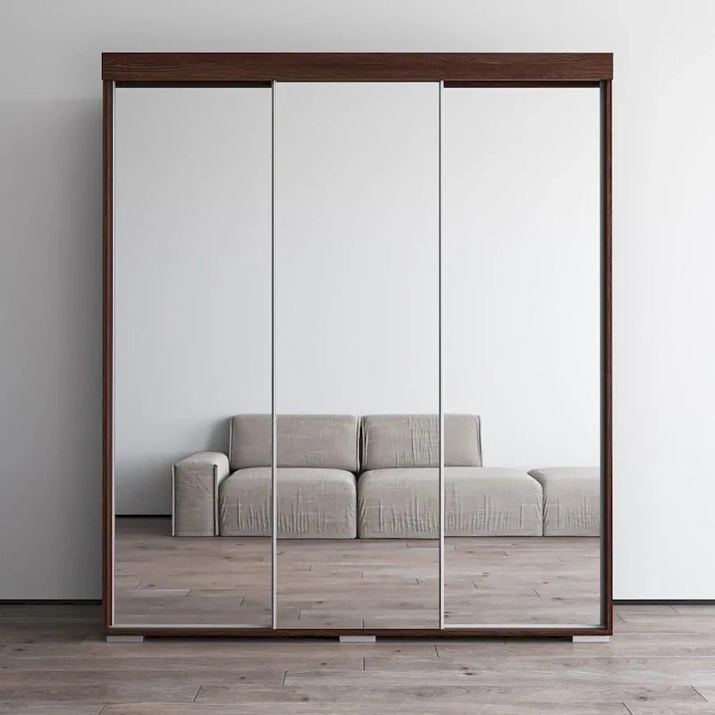 Strick & Bolton Suger 3-door Mirrored Armoire