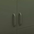 vidaXL Wardrobe Olive Green 35.4x19.7x70.9 Steel