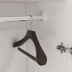 Freistehender Schlafzimmerschrank mit 2 Türen und Kleiderstange