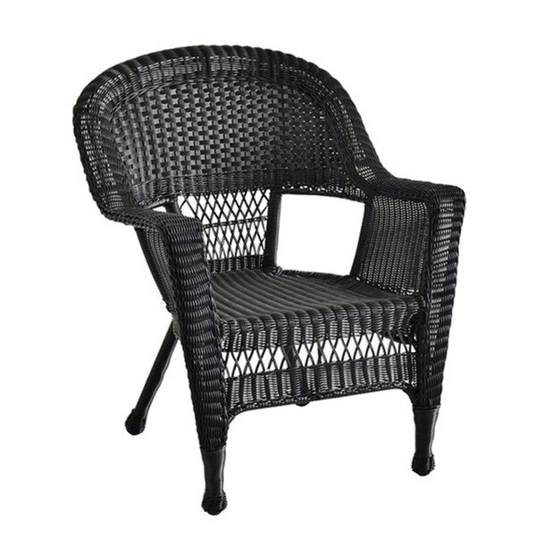 4-teiliges Sitzgruppen-Set aus Korbgeflecht für die Terrasse