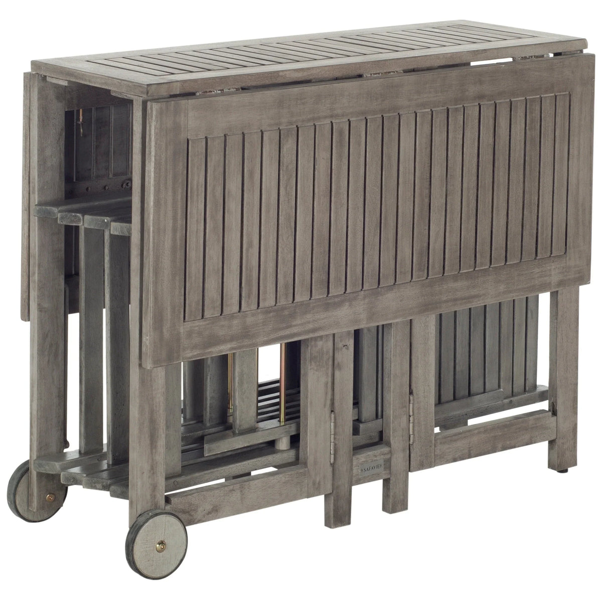 SAFAVIEH Brandy 5-teiliges Outdoor-Esszimmerset – 43 B x 35 T x 29 H