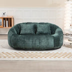 Fauteuil poire en chenille, canapé relaxant