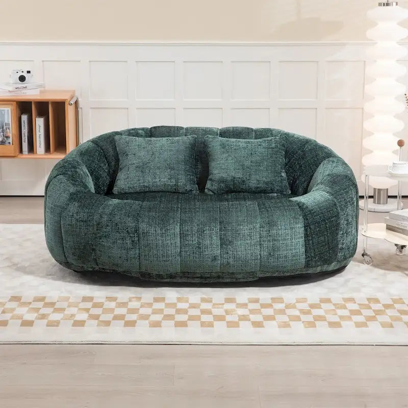 Fauteuil poire en chenille, canapé relaxant