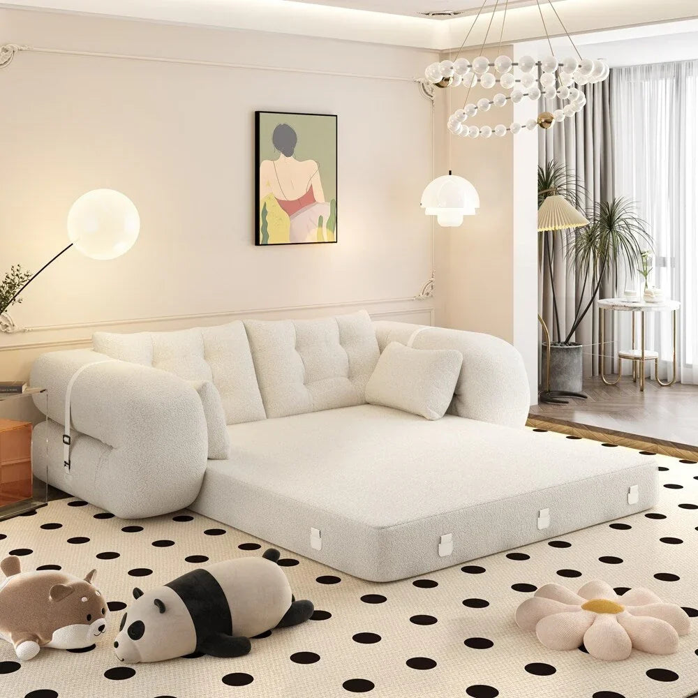 Canapé-lit multifonction pliable de 78,7 po