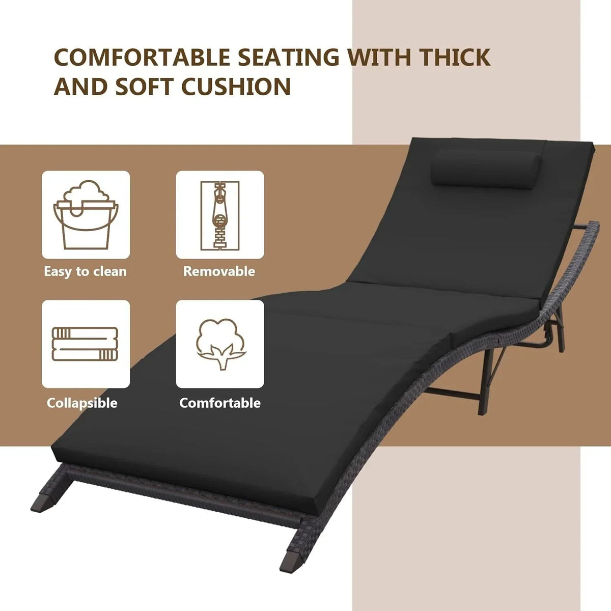 Kullavik 3-teiliges Outdoor-Loungesessel-Set