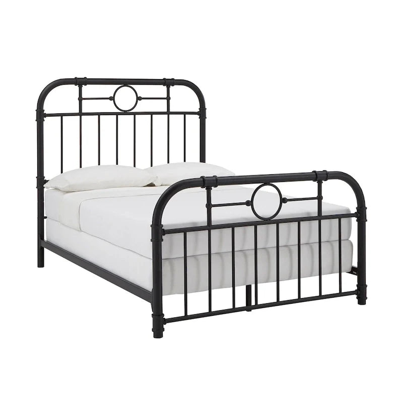 Black Metal Bed
