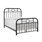 Black Metal Bed