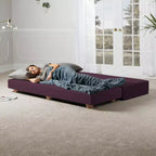 Tagesbett / ausklappbares Schlafsofa in Queen-Size – Microvelours