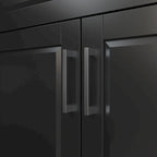 Efficient Corner Kitchen Cabinet L-Shape Kitchen Island: Ample Storage with Smooth - sliding Drawers,UV Countertop